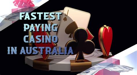  quickest withdrawal casinos australia